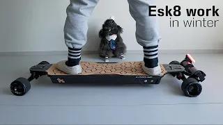 #215 An Esk8 work in winter - DIY content (Flipsky Lightning, Mad Wheelz, Shredlight, Yocgrip?)