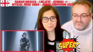 Mariam Bigvava - I Believe - Georgia 🇬🇪 - Official Music Video - JSC 2022-🇩🇰REACTION