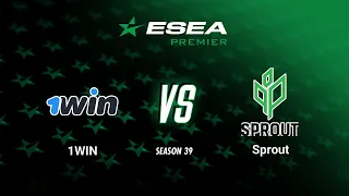 1WIN vs Sprout | Карта 2 Ancient | ESEA Season 39