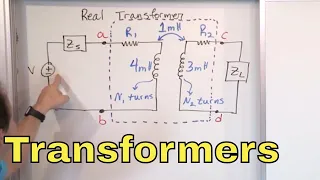 02 - What is a Transformer & How Does it Work?  (Step-Up & Step-Down Transformer Circuits)