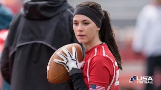 Female quarterback Madeleine Northern out to prove she belongs