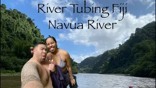 A&B VLOG- River Tubing Fiji (Navua)Village Life, Waterfalls.