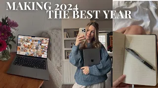 MAKING 2024 THE BEST YEAR ✨ goal setting (& how to achieve goals), vision board, wishlist & more