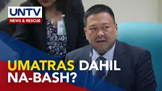 Sen. JV Ejercito, nagpaliwanag sa dahilan ng pagbawi ng pirma vs contempt order kay Quiboloy