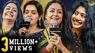 Jyo's Best Ever Live on stage Acting! Suriya's sister Brindha's Live Singing! Jyo's cute Reactions!