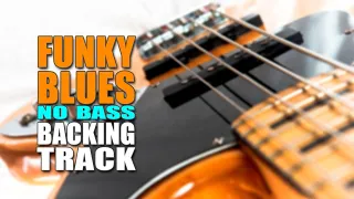 Funky Blues NO BASS Backing Track - 110bpm