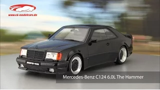 ck-modelcars-video: Mercedes Benz C124 6 0L The Hammer Baujahr 1990 schwarz OttOmobile