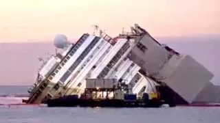 Raising the Costa Concordia: A Time Lapse