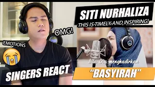 Basyirah - Dato’ Sri Siti Nurhaliza | SINGER REACTION