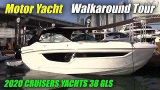 2020 Crusers Yachts 38 GLS Motor Yacht - Walkaround Tour - 2020 Miami Yacht Show