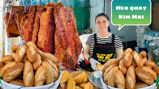 🇻🇳"Đẳng cấp" Heo quay Kim Mai nơi tiêu thụ bánh mì mạnh nhất Sài gòn