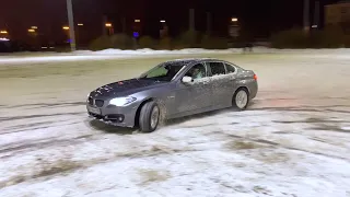 BMW F10 528i xDrive - Winter Drift, Powerslide