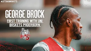 Interview - George Brock First Training with the Uni Baskets Paderborn