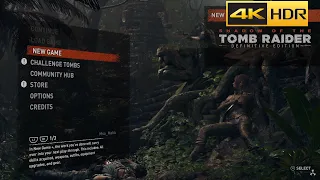 PS5 - Shadow of the Tomb Raider 4K 60FPS HDR Gameplay