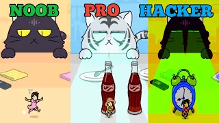 NOOB vs PRO vs HACKER Gameplay Hide & Seek Cat Escape Game Part 19
