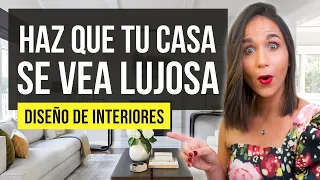 Transforma tu Casa en un Espacio de LUJO | TOP 7 Tips Diseño de Interiores Elegante y Lujoso