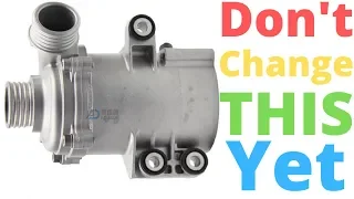 How to Test electric Water pump in BMW before Replacing your Water pump & thermostat | Get Fixed