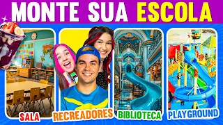 🏫🎒 MONTE SUA ESCOLA DOS SONHOS 🎓✨