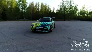 Сожгли резину Mazda rx8 - Pikachu