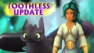 The new UPDATED TOOTHLESS in School of Dragons