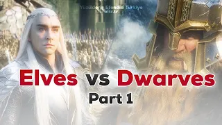 Elves VS Dwarves Battle - The Hobbit: The Battle of the Five Armies - Extended Edition [4K] / [P1]