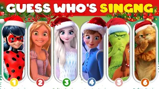 Guess Who's Singing 🎶?Disney Song Quiz |Christmas Edition|Elsa,Wish,Trolls 3 Band Together,Rapunzel