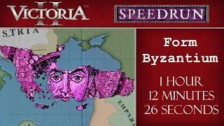 [WR] Forming the Byzantine Empire in a little over an hour! - Vic2 RTA Speedrun