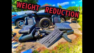 How Much Weight can you REMOVE from your Car (Weight Reduction)