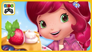 Земляничка на Кулинарной выставке в игре для девочек Strawberry Shortcake Food Fair от Budge Studios