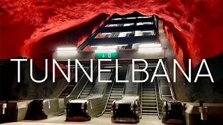 Tunnelbana или 13 самых красивых станций метро Стокгольма
