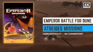 Emperor: Battle For Dune -  Intro + Atreides Mission 1 - Hard Difficulty - 2K