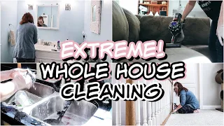 Extreme Whole House Clean With Me 2020 | All Day Deep Cleaning Motivation