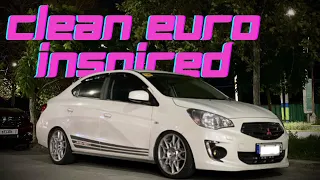 2019 Mitsubishi Mirage "GLX" Euro Inspired