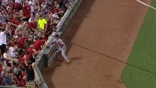 STL@CIN: Duvall doesn't score after call overturned