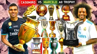 Marcelo Vieira Vs Casemiro All Trophies. Casemiro Vs Marcelo All UCL,LA LIGA,COPA,FIFA Compared