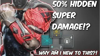 HIDDEN SUPER DAMAGE!? TITAN'S WIN!| Destiny 2 titan build