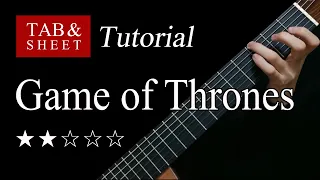 Game of Thrones - Guitar Lesson + TAB