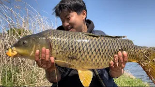 Catching Big carp almost 22lbs / weekend fishing 🎣/ Nepal 🇳🇵