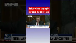 Biden downplays China spy craft #shorts