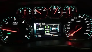 Chevrolet Silverado HIDDEN / SECRET Dashboard Menu - Off Road Menu 4x4 Chevy 2015 2016 2017 2018