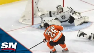 Flyers' Owen Tippett Splits Defence And Feeds James van Riemsdyk To Open Scoring vs. Kings