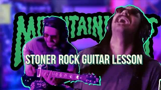 STONER ROCK GUITAR LESSON | Mountainwolf Hyphy Blues