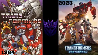 All Main Transformes Intros [1984 - 2023] G1 To Earthspark