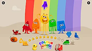 Colourblocks: Colour the Rainbow #19 - Meet the 5 Colorblocks - Learn Colos for Kindergarten