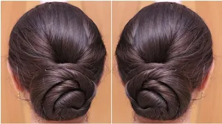 Beautiful Low Bun Hairstyles For Ladies | Juda Hairstyle For Long Hair | Hair Bun Style | Juda