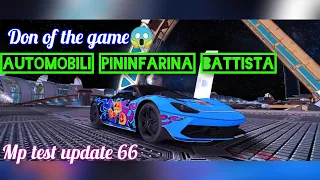 Asphalt 8 | Don of the game😱. Automobili pininfarina battista mp test. update 66