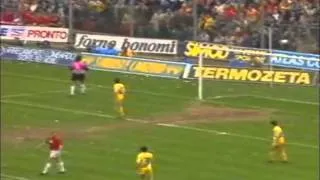 Serie A 1988-1989, day 22 Milan - Verona 1-1 (Pacione, Gullit)