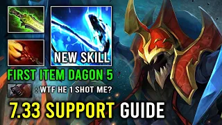 WTF 1st Item Dagon Level 5 Roaming Support Nyx Assassin New Skill Mind Flare Dota 2