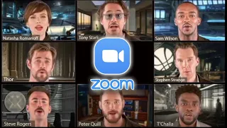 The Marvel Bunch but it's a Zoom Call (Quarantine Edition) - Jimmy Fallon