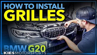 How to install Kidney Grilles on the BMW G20 M340i (Also works on the BMW G20 330i) #g20mods